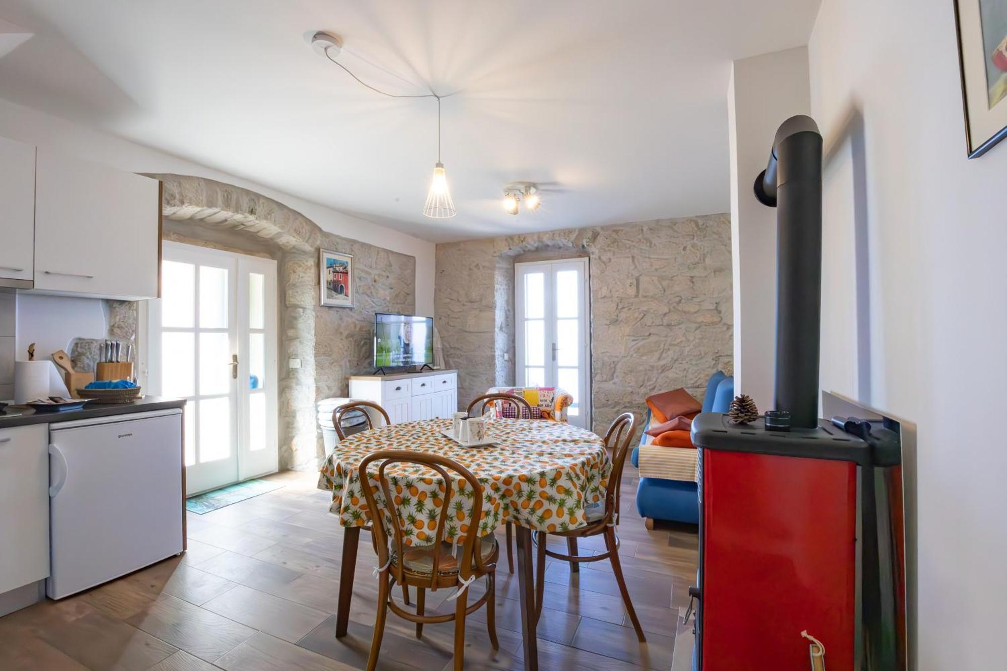 Stone House Kurtic Stara Podgora别墅 外观 照片