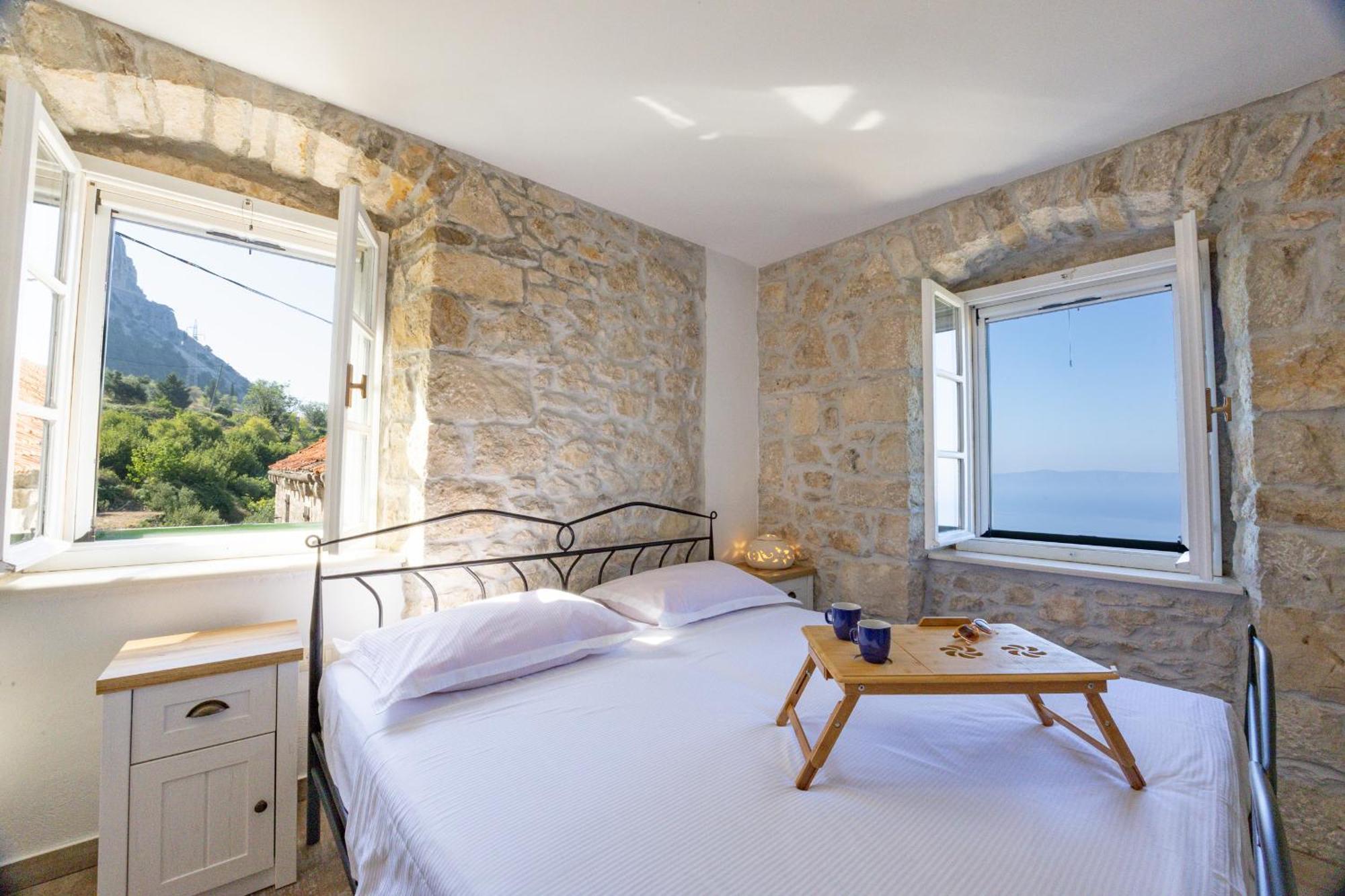 Stone House Kurtic Stara Podgora别墅 外观 照片