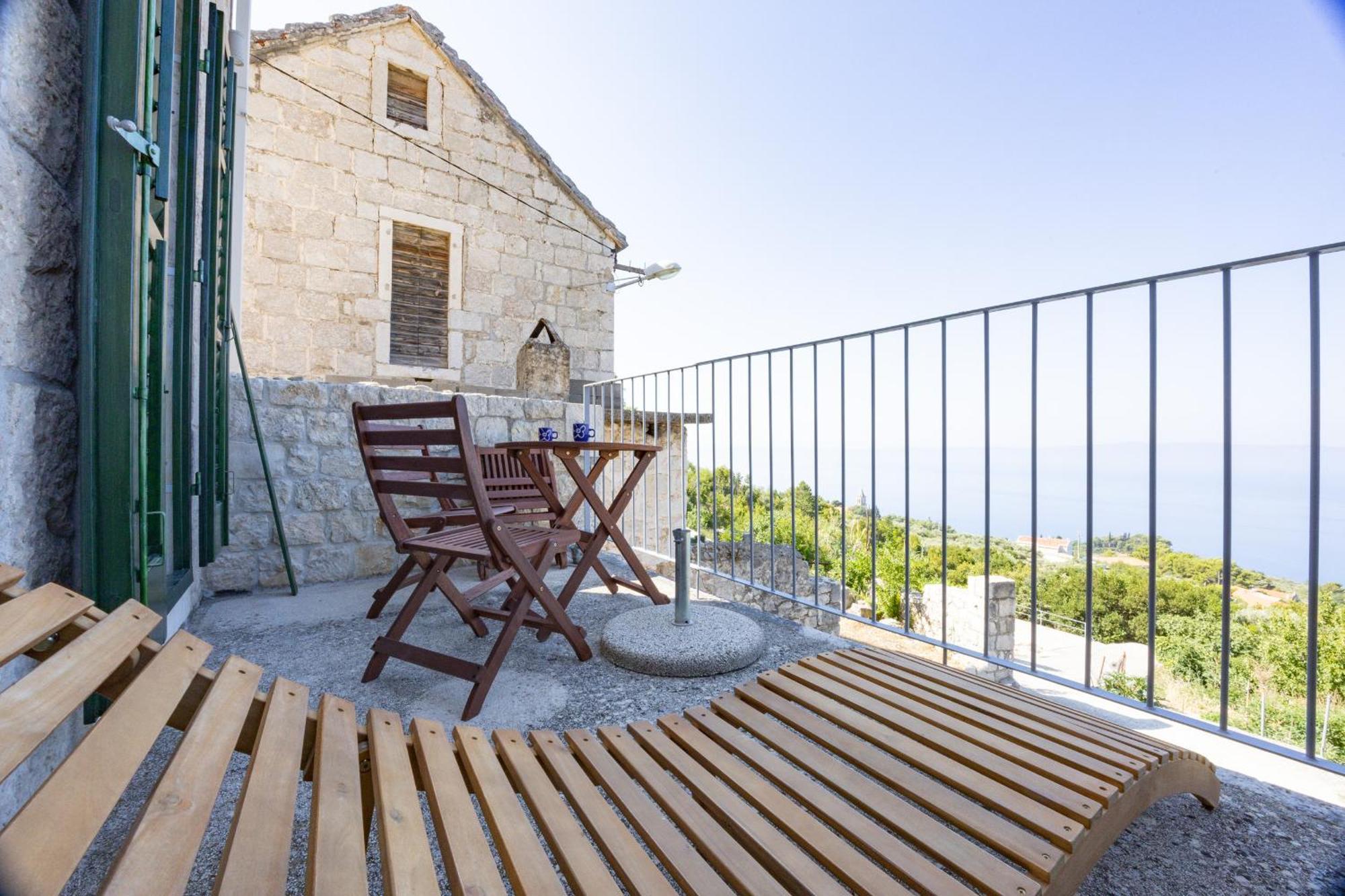 Stone House Kurtic Stara Podgora别墅 外观 照片