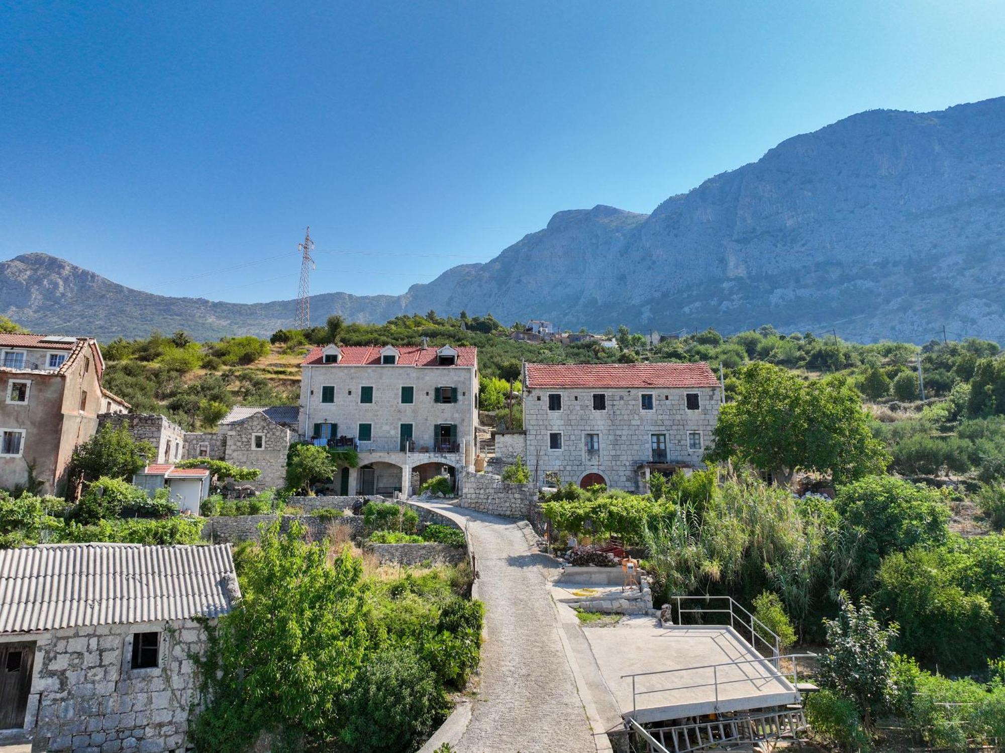 Stone House Kurtic Stara Podgora别墅 外观 照片